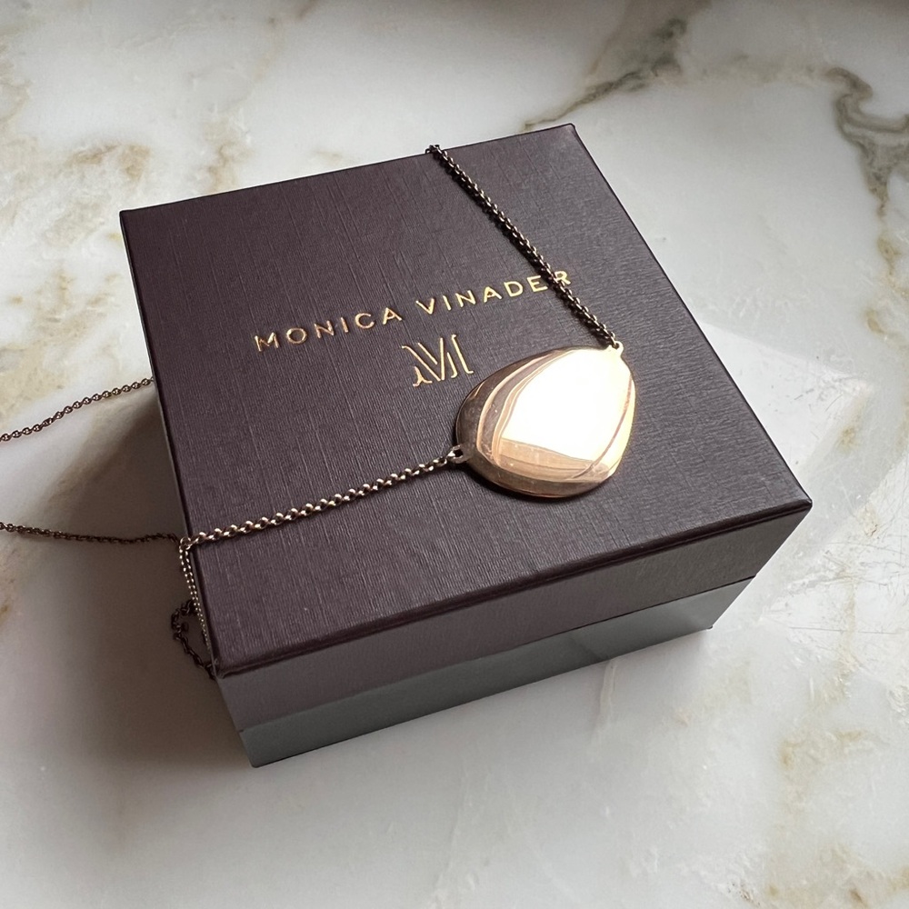 Monica Vinader Rose gold necklace